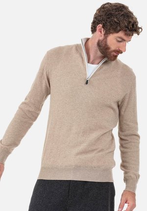 THEMON - Strickpullover - natural stone natural écru
