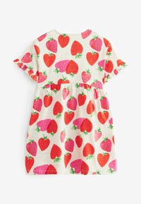 Next SHORT SLEEVE  REGULAR FIT - Trikoomekko - ecru white  pink  red strawberry print