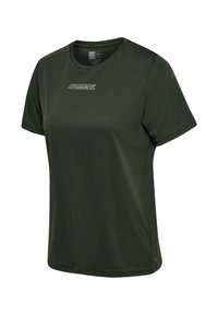 Hummel TOLA - Sports T-shirts - climbing ivy