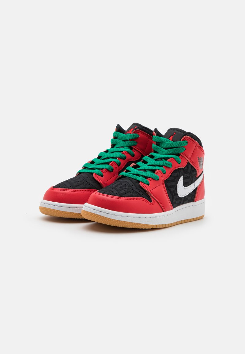 Jordan AIR MID SE UNISEX Scarpe da basket black/fire red