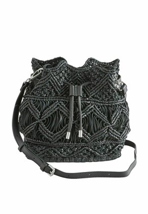 MACRAME - Ülerinna-kott - black