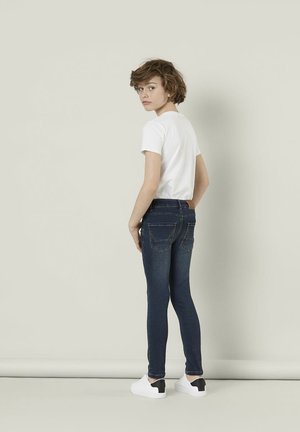 Jeansy Straight Leg - dark blue denim