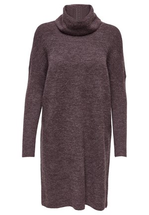 ONLJANA L/S COWLNECK  - Svetríkové šaty - rose brown