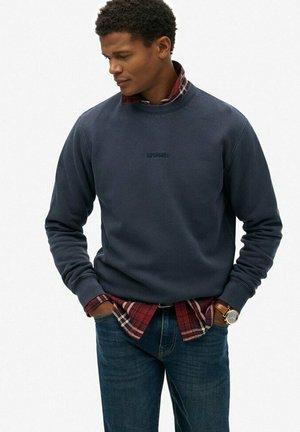 MICRO LOGO CREW - Sweater - blue knight
