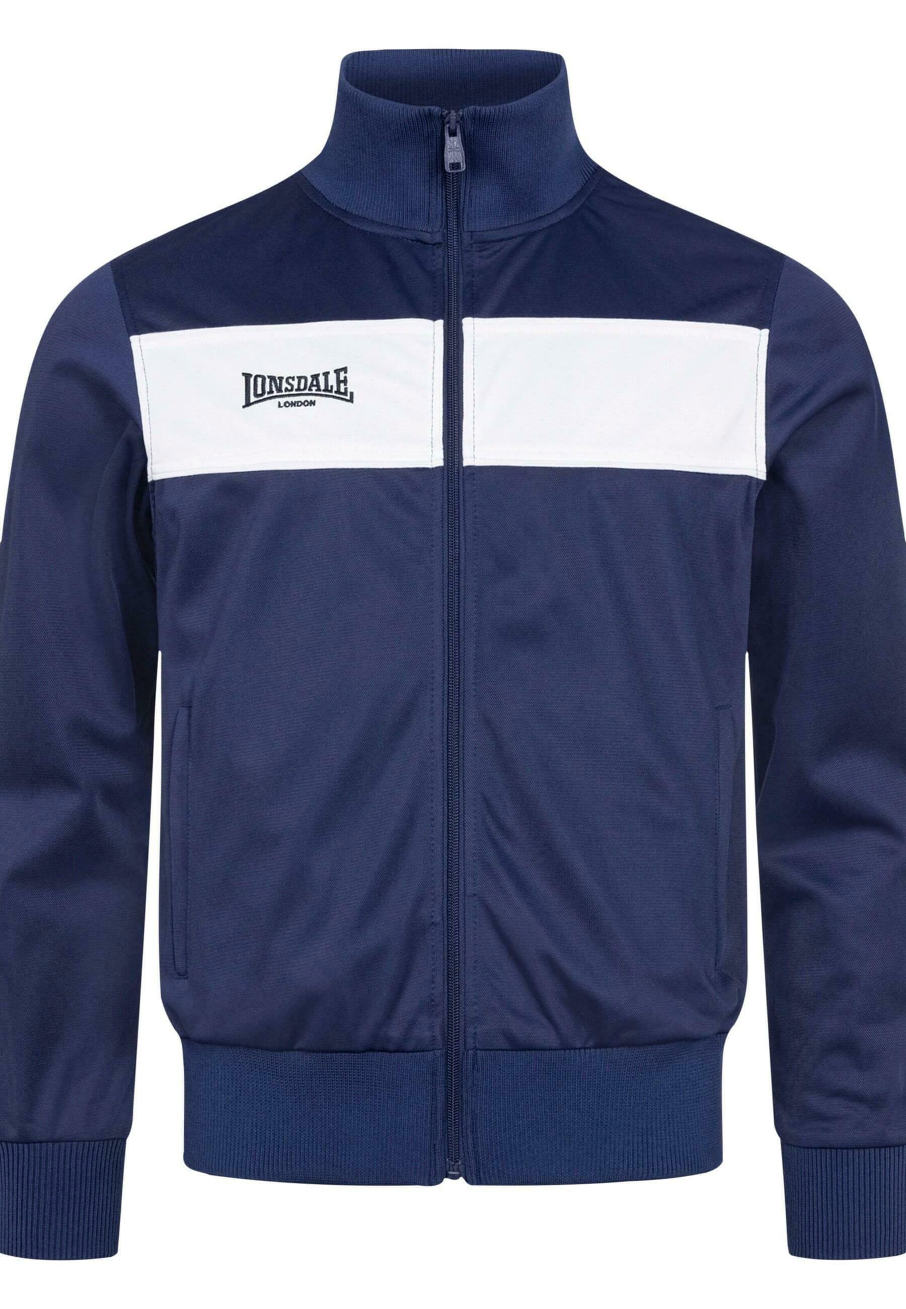 Lonsdale ALNWICK - Bomber Jacket - navy white/dark blue - Zalando.ie