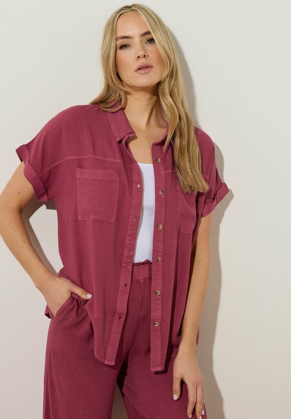 ACID WASH POCKET - Hemdbluse