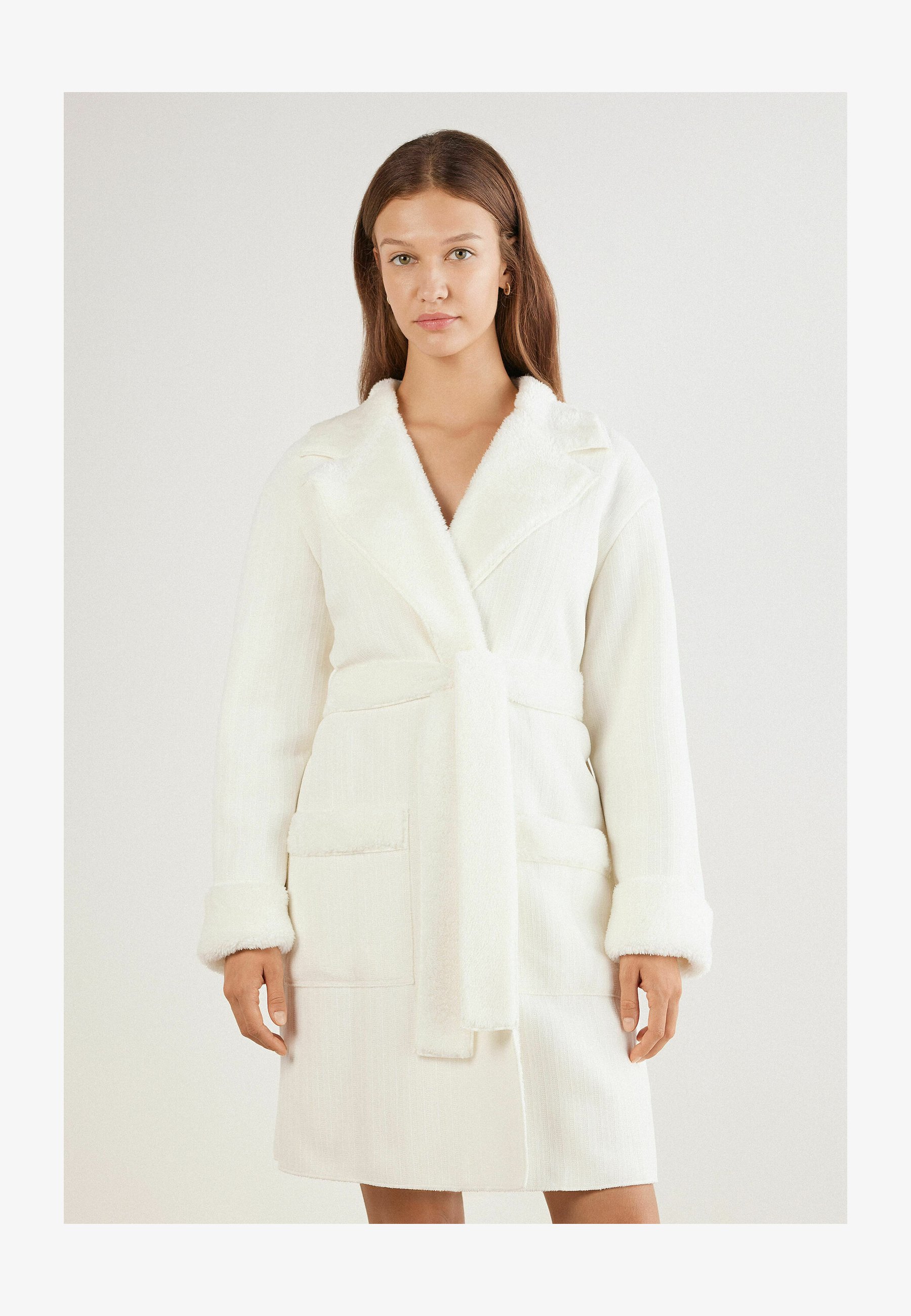 ESPRIT Accappatoio Donna Day A Righe – Morbido Misto Cotone – Taglie Dalla XS Alla XL – Colore Blackberry