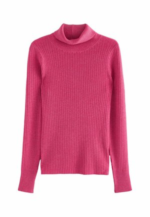 HIGH ROLL NECK TALL  - Džemperis - pink bright