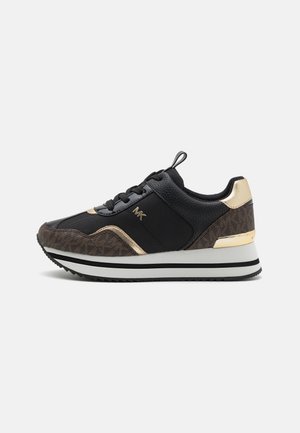 MICHAEL Michael Kors RAINA TRAINER - Trainers - black/brown