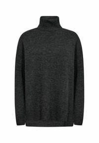 SC-NESSIE - Stickad tröja - dk grey melange