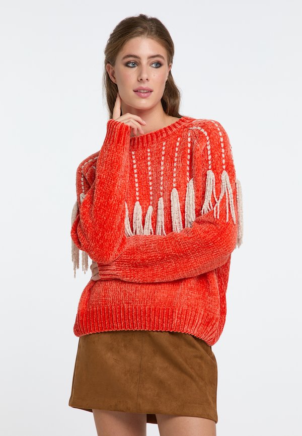 GAYA - Strickpullover - orange