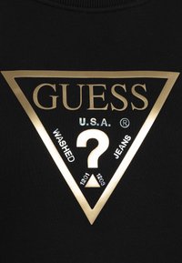 Guess TRIANGLE - Mikina - jet black