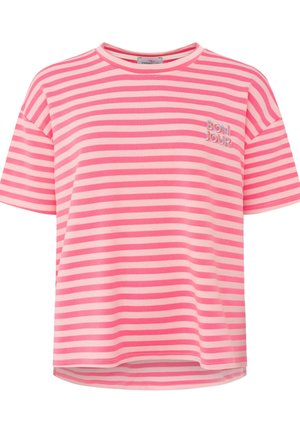 Zwillingsherz, SHIRT SWEAT BONJOUR - T-Shirt print - pink