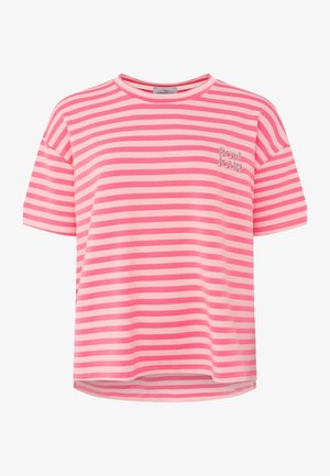 Zwillingsherz, SHIRT SWEAT BONJOUR - T-Shirt print - pink