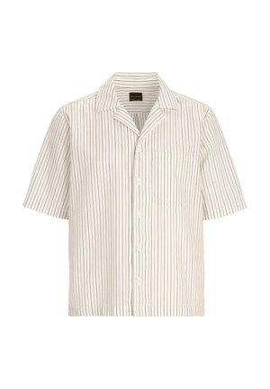 Oscar Jacobson, REG FIT CUBAN STRIPED - Hemd - snow white