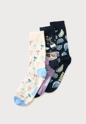 Happy Socks, OYSTER DINNER UNISEX 3 PACK - Chaussettes - multi-coloured