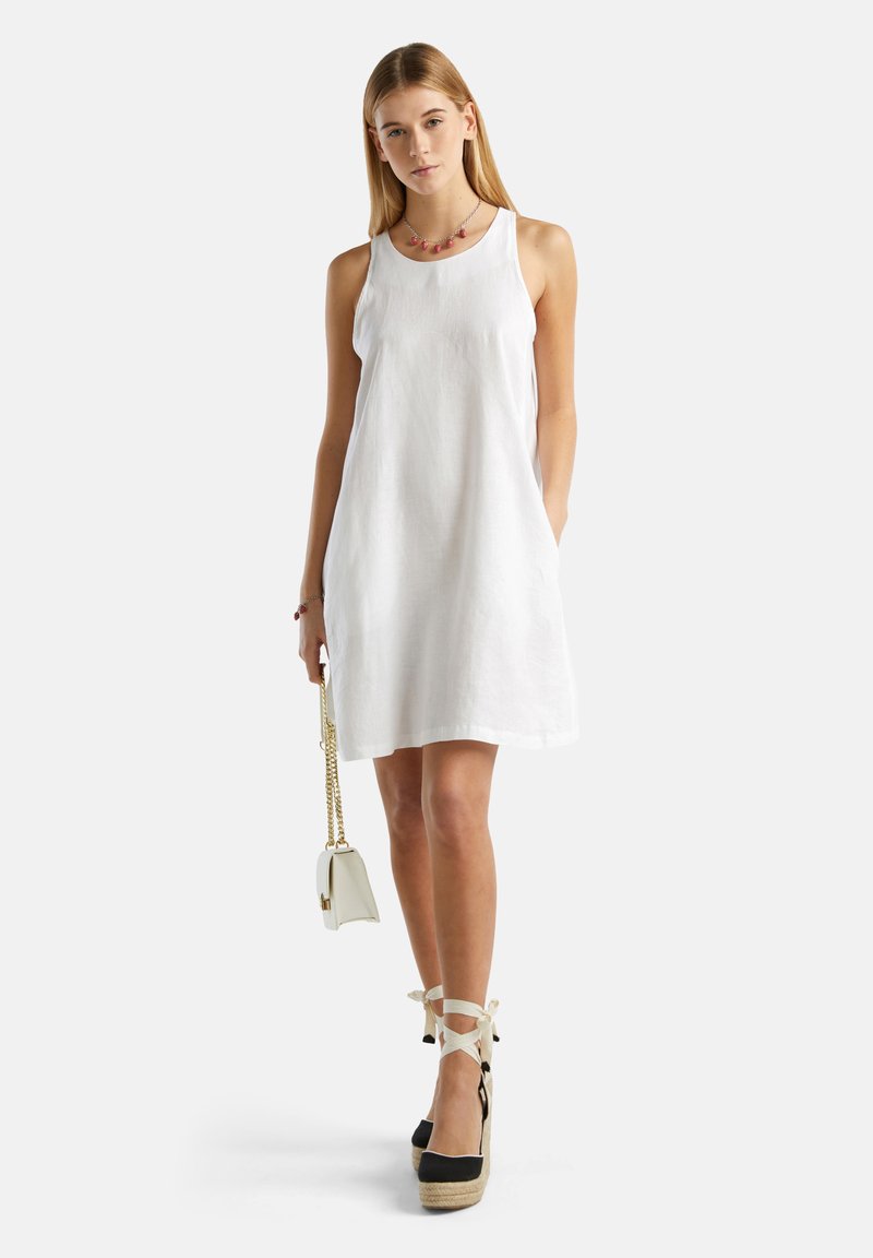 United Colors of Benetton Jurk wit United Colors of Benetton Jurk wit