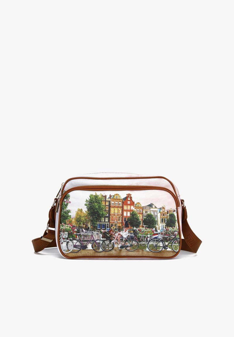 Y Not? Borsa a tracolla - flower river