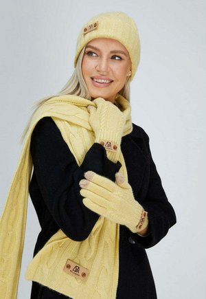 BELLEMERE CABLE TOUCH-SCREEN - Guanti - yellow