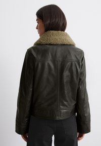 Marc O'Polo DENIM Kožená bunda - black