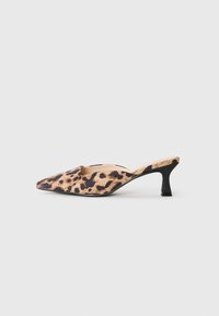 FELINA - Mules à talons - black/brown