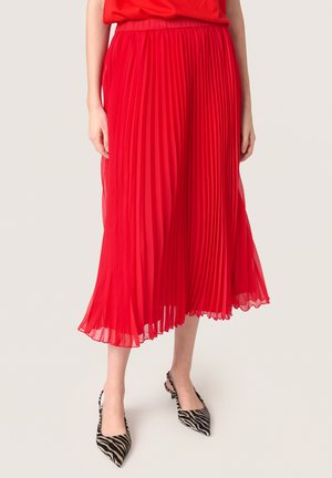 A-line skirt - goji berry