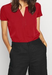 comma Blouse - red