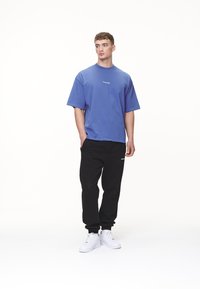 Pegador LOGO BOXY TEE - Základné tričko - washed retro blue/white gum