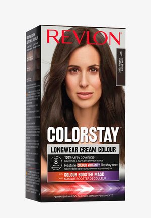 Revlon HAIR COLOR COLORSTAY, LONGWEAR CREAM COLOUR - Tinte capelli - chatain fonce