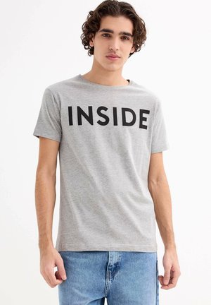 Camiseta estampada - gris