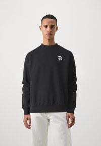 KARL LAGERFELD CREW NECK - Sportinis megztinis - black