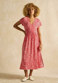 Tom Joule REGULAR FIT - NIA V-NECK - Trikotaažkleit - red