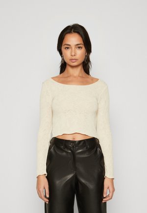 Topper langermet - off-white