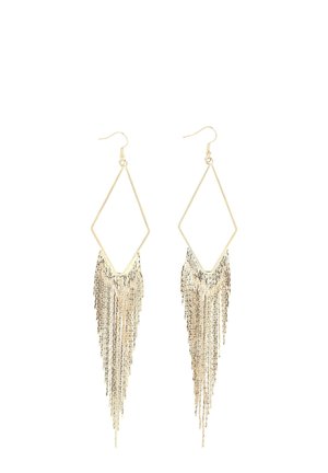 Earrings - gold coloured