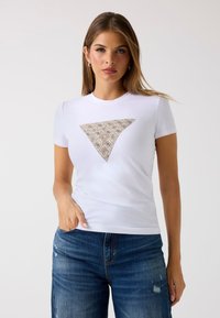LOGODREIECK - T-shirt print - weiß