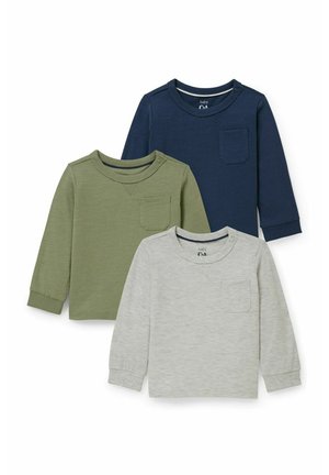 3 PACK - Longsleeve - green
