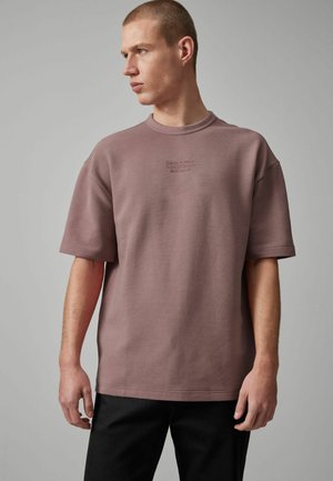 Next RELAXED FIT GRAPHIC HEAVYWEIGHT - Printtipaita - pink
