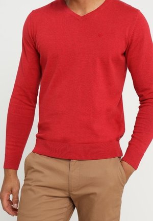 Jersey de punto - dark red