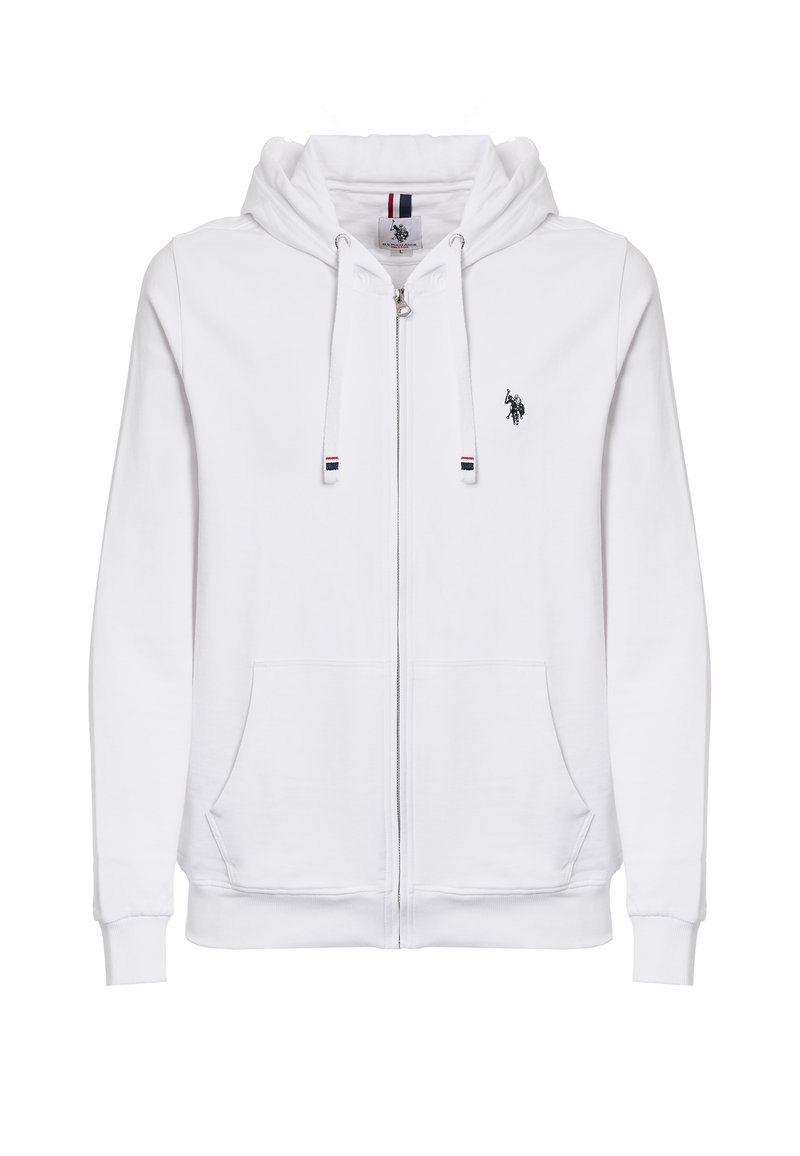 U.S. Polo Assn. Sweater met rits wit U.S. Polo Assn. Sweater met rits wit