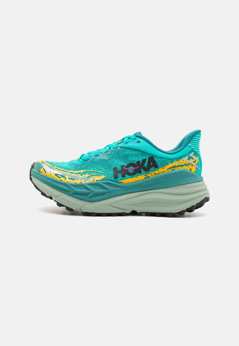 HOKA STINSON 7 - Bėgimo bateliai, skirti nelygiam paviršiui - electric aqua/oceanic