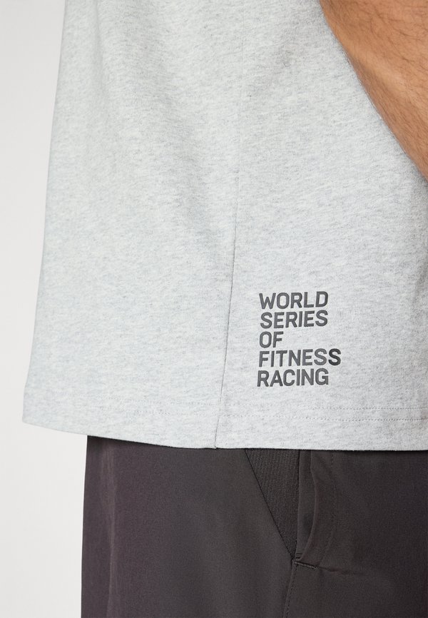 HYROX LIFESTYLE  - Print T-shirt - light gray heather4