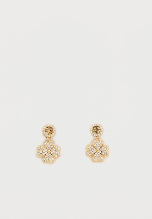 LUCKY CHARM PAVE PENDANTS - Boucles d'oreilles - yellow gold-coloured