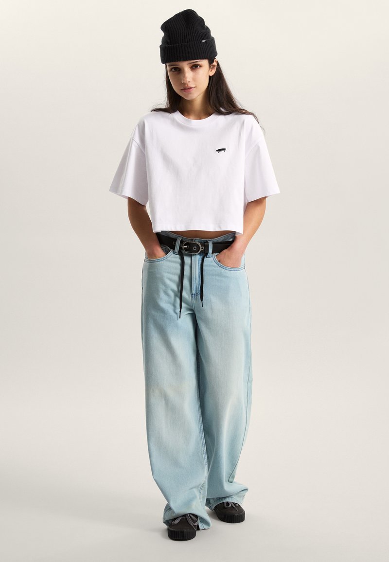 Vans SIRELLE POCKET PUDDLE - Jeans baggy - light stonewash