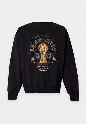 Han Kjøbenhavn, CHAMPIONS CREW NECK - Melegítőfelső - black