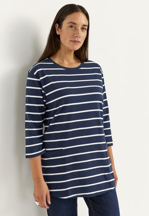 WITH POCKETS - Tuniek - navy white striped