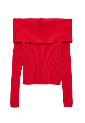 Strickpullover - red