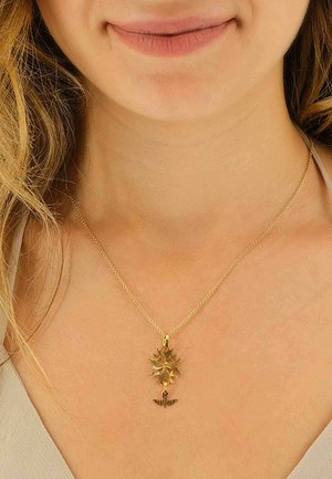 MUAU Schmuck, HUGENOTTEN-KREUZ  - Pendentif - gold-coloured