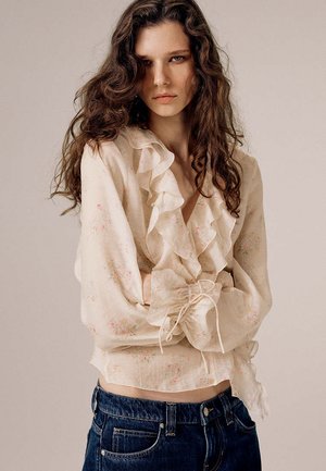 Mango ADULT - Blusa - beige