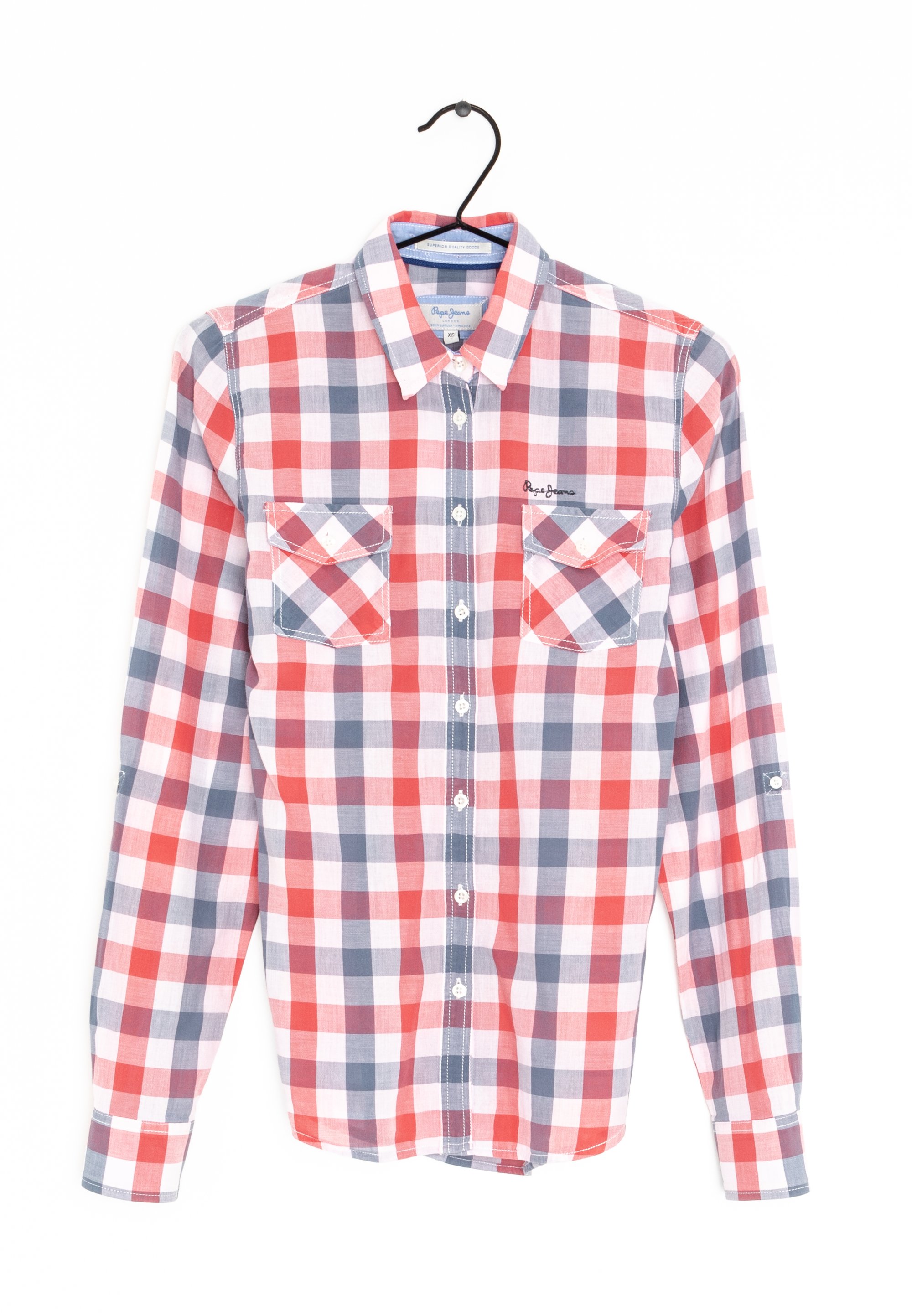 Pepe Jeans Chemisier red/rouge (Seconde main) ZALANDO