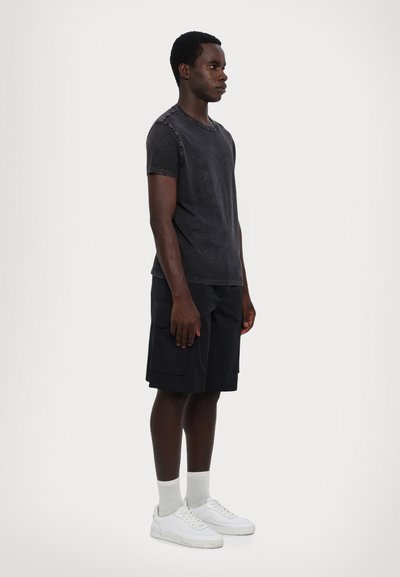 Zadig & Voltaire JIMMY WORDING DINOSAURE - T-shirt imprimé - carbone